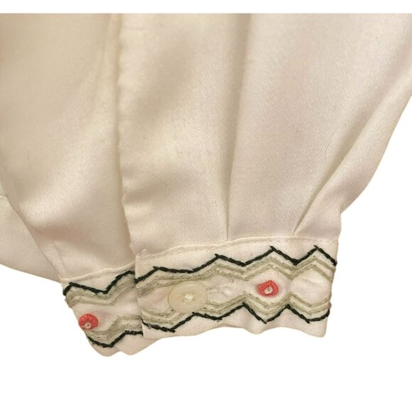 Vintage Gymboree 5Y Nutcracker Smocked Red Velvet Christmas Dress With Blouse an - Picture 10 of 16